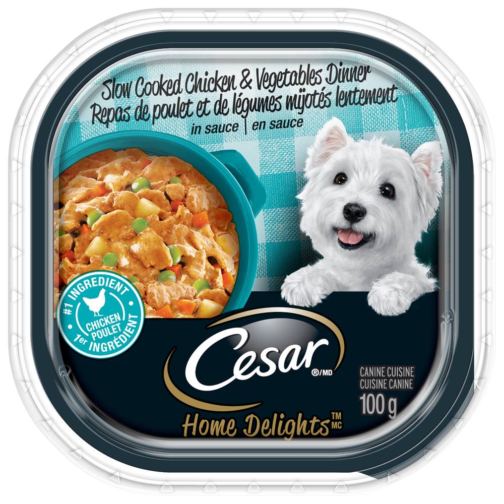 Cesar Home Delights Chicken & Vegetables Dog Food (100 g)