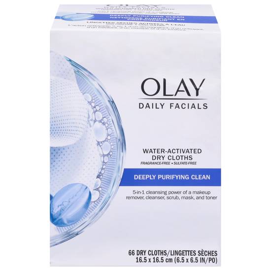 Olay Purifying Clean Water-Activated Dry Cloths (66 ct)