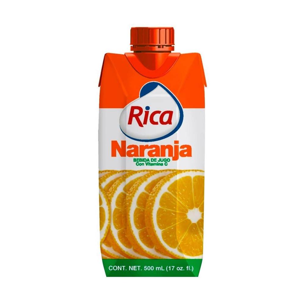 Jugo De Naranja Rica 500ml