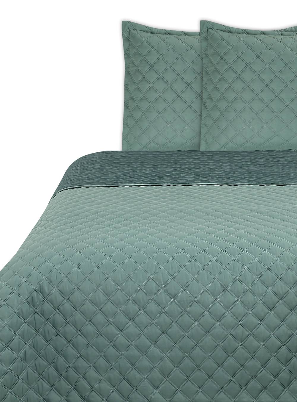 Attimo quilt attimo 2 plazas bicolor turquesa