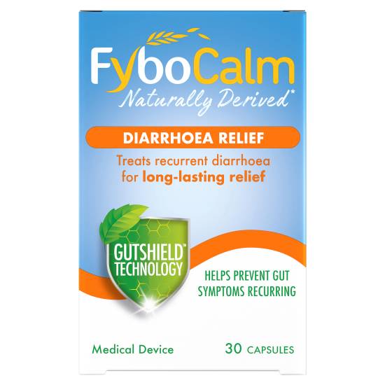 Fybocalm Diarrhoea Relief Capsules (30 ct)