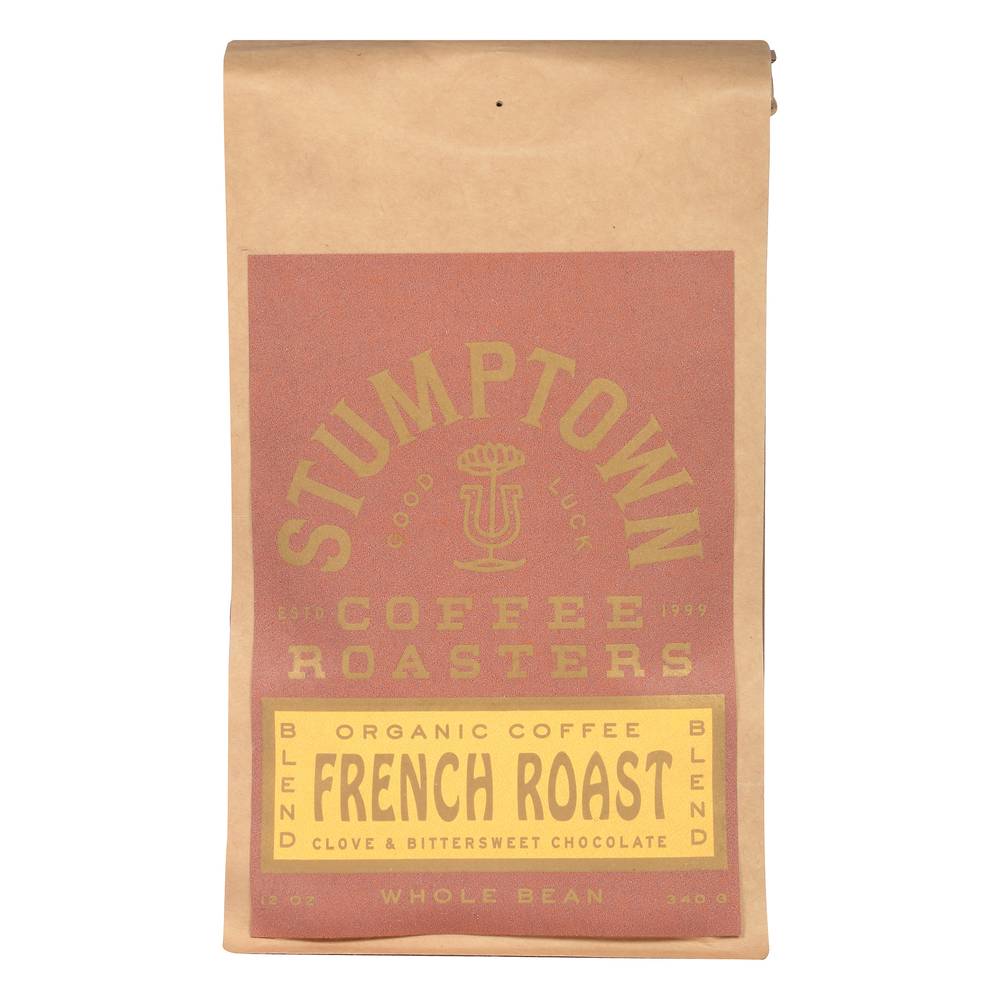 Stumptown French Roast Blend Organic Whole Bean Coffee (12 oz)