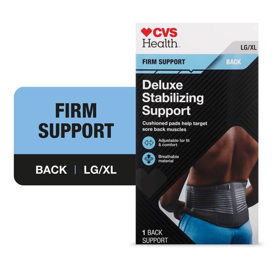 CVS Health Firm Support Back Deluxe Stabilizing Support, L/XL