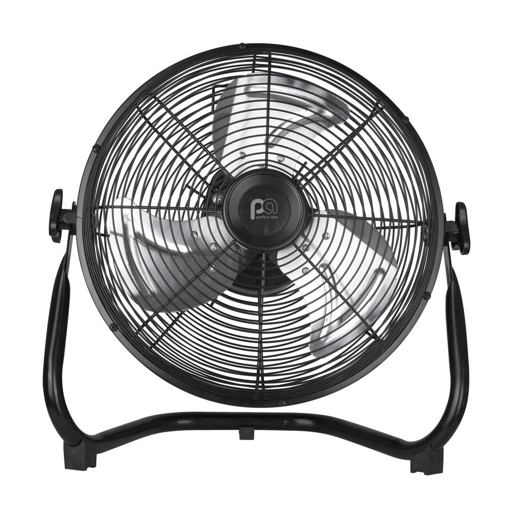 Perfect Aire 15.75 In. H X 12 In. D 3 Speed High Velocity Floor Fan
