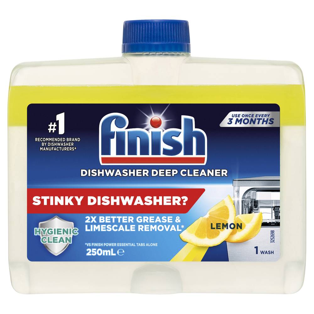 Finish Deep Cleaner Dishwasher Liquid, Lemon (250mL)