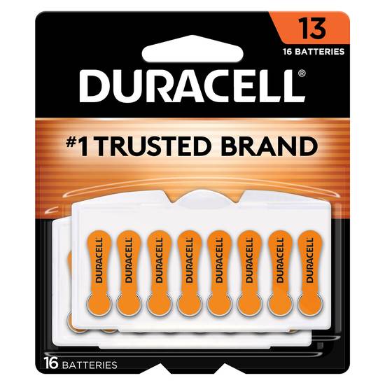 Duracell Easytab Hearing Aid Size 13 Batteries (16 ct)