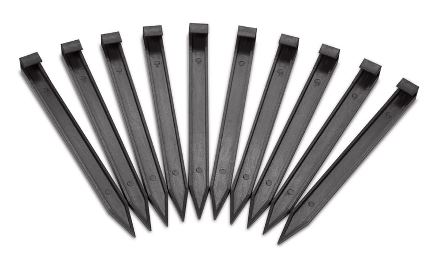 Easyflex 10 In. L X 0.8 In. H Plastic Black Anchoring Spike