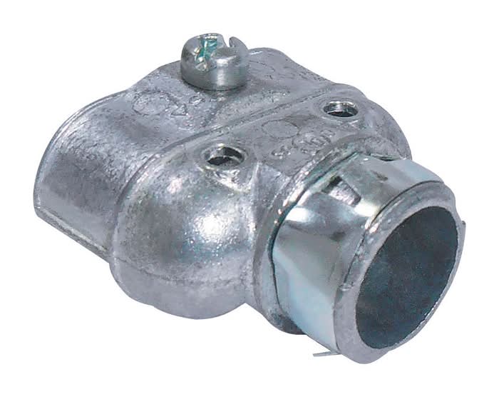 Sigma Engineered Solutions Snap Lock 3/8 In. D Die-Cast Zinc Duplex Connector For Ac, Mc And Fmc/Rwf