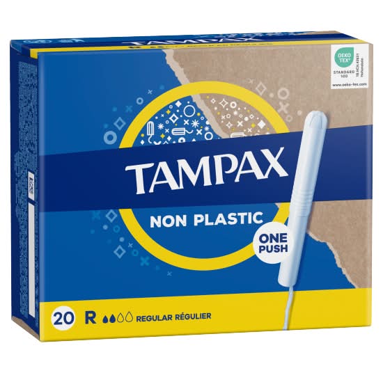 Tampax Regular, Tampons With Cardboard Applicator (20 pack)