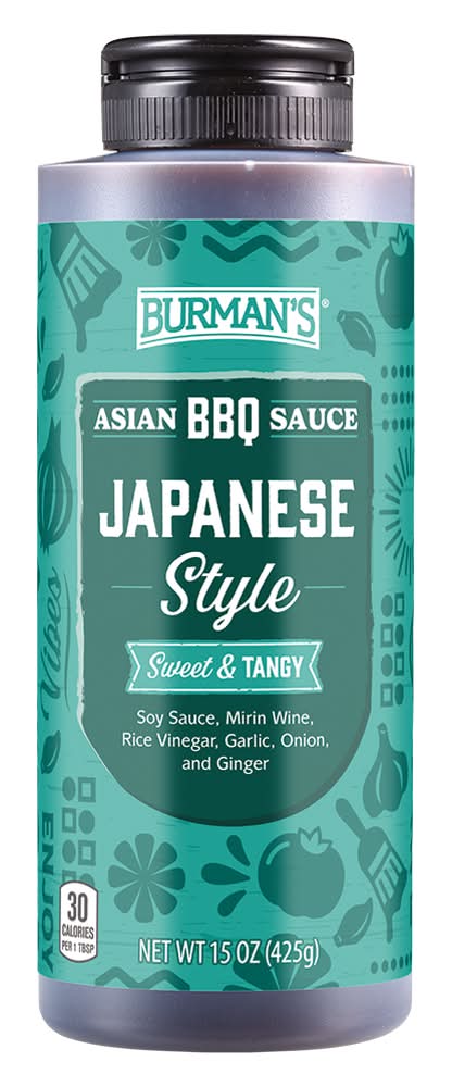 Burman's Japanese Style Bbq Sauce, Sweet-Tangy (15 oz)
