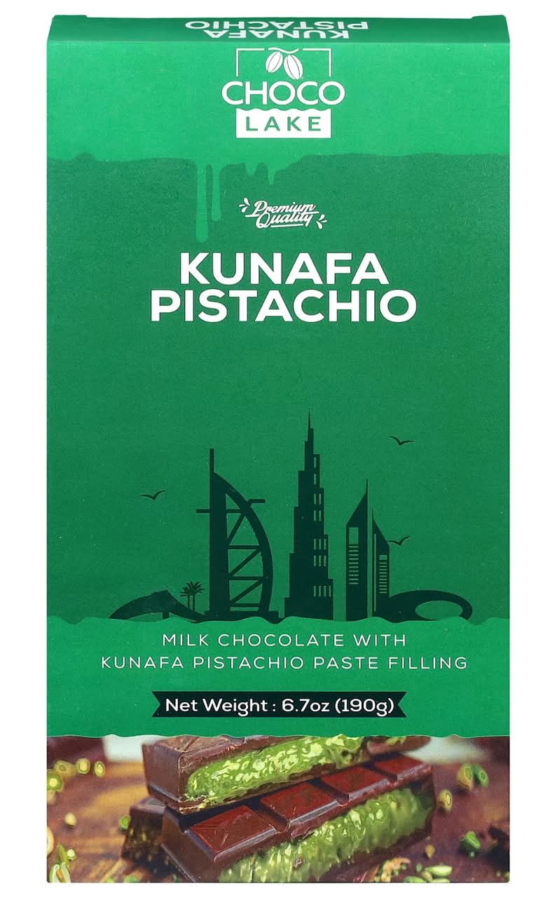 Chocolake Kunafa Pistachio Milk Chocolate