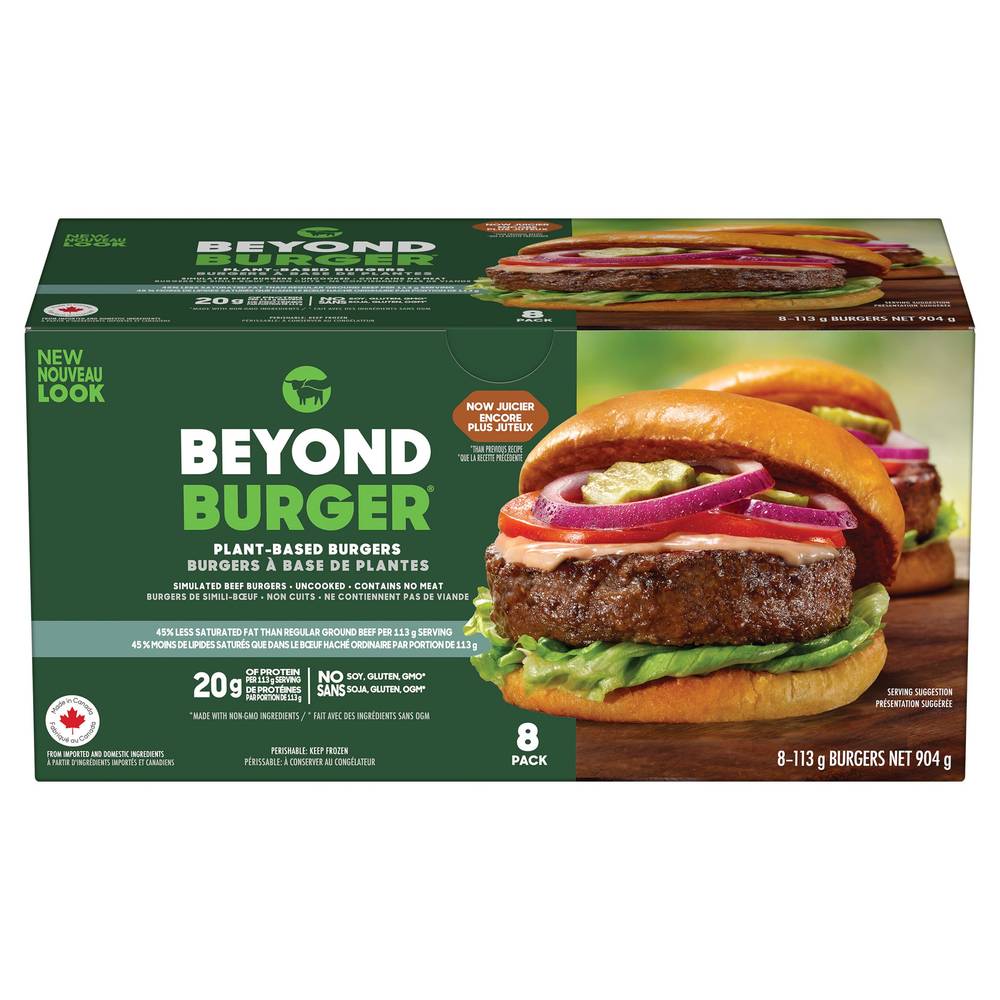 Beyond Meat Burgers à base de plantes (8 unités) - Plat-based burguers (8 units)