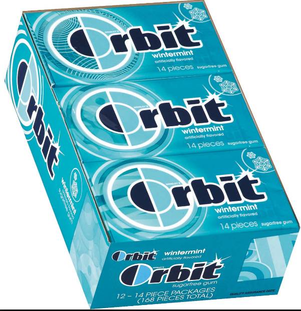 Orbit - Wintermint Gum - 12ct (12 Units)