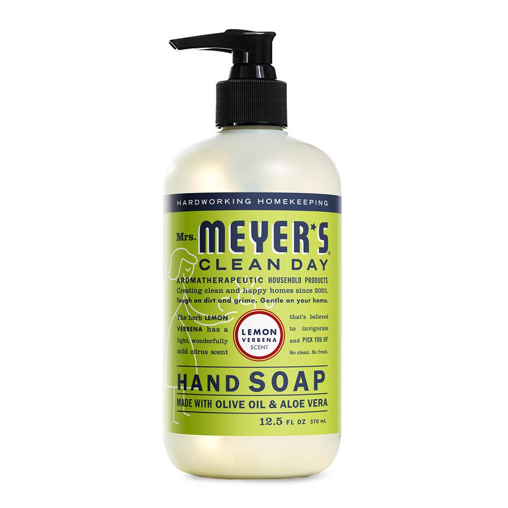 Mrs. meyer's jabón líquido para manos limón verbena (370 ml)