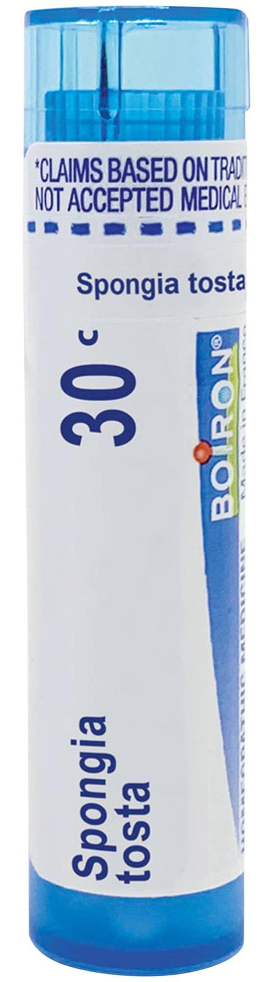 Spongia Tosta 30C - Homeopathic Medicine For Croupy Cough (80 Pellets)