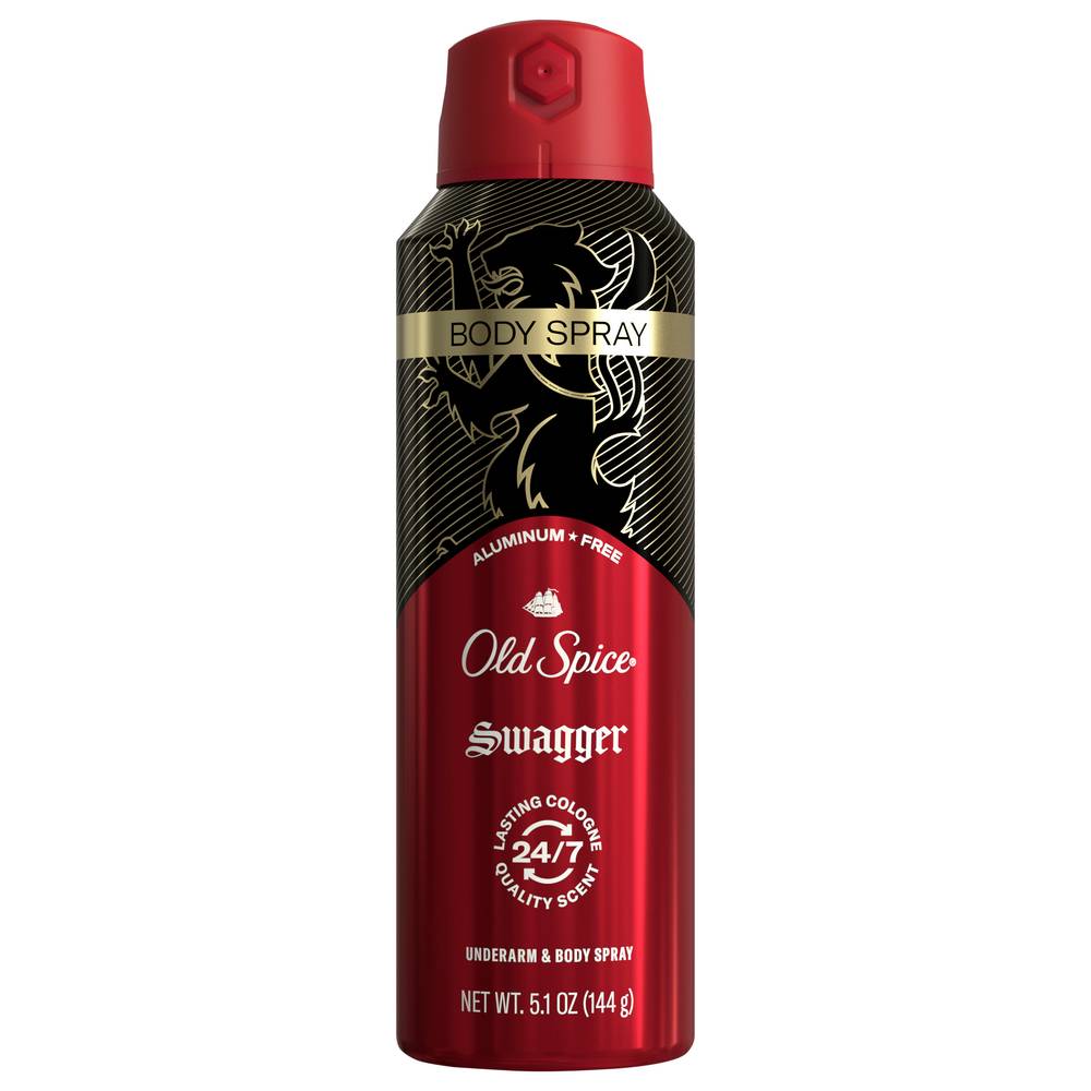 Old Spice Swagger Body Spray For Men (5.1 oz)