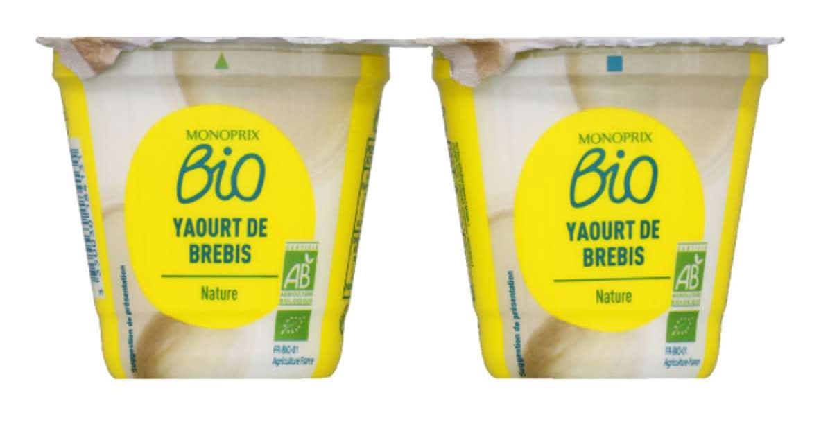 Monoprix Bio - Yaourt de brebis nature (2)