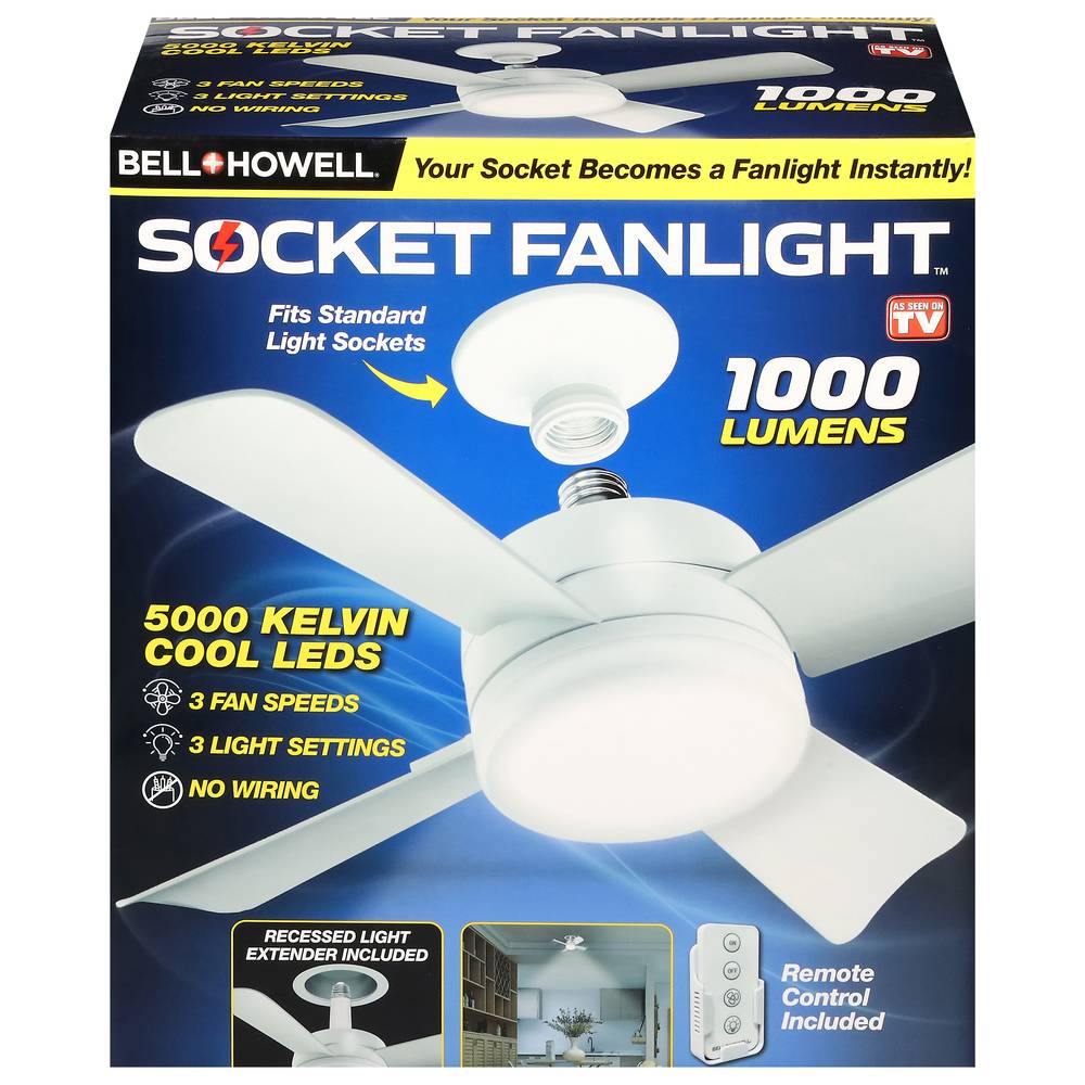 Bell and Howell Socket Fanlight 5000 Kelvin Cool Leds