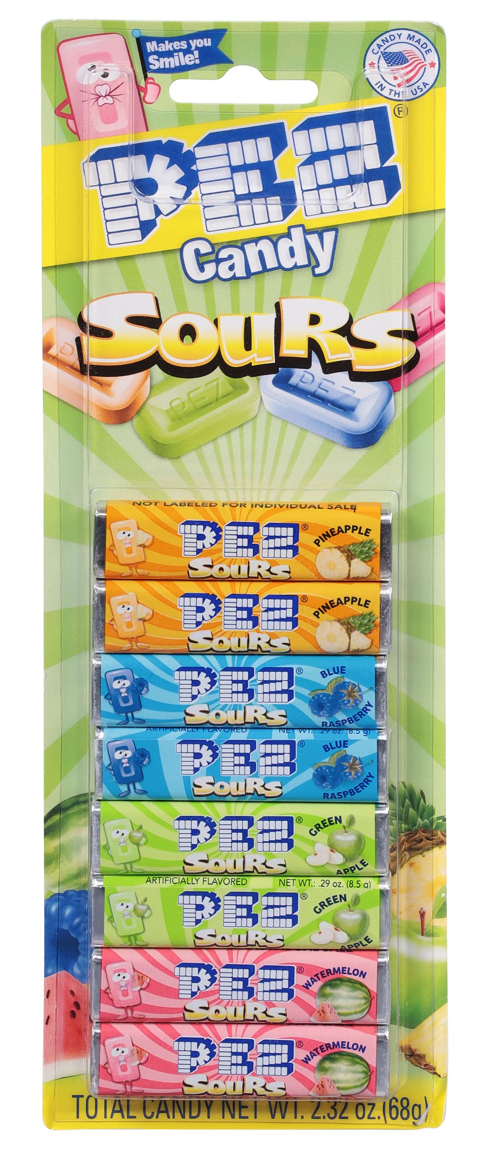 PEZ Sourz Candy (8 x 0.3 oz)