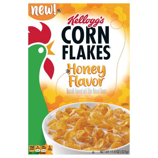 Kellogg's Corn Flakes Honey Flavor Cereal