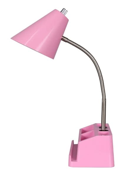 Pink Task Organizer with USB, 16"