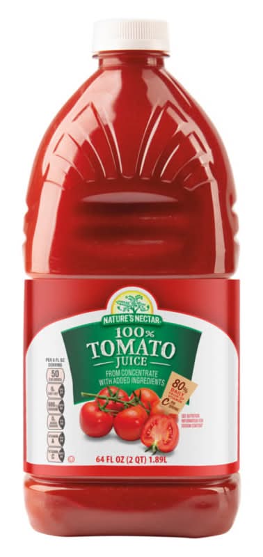 Nature's Nectar 100% Tomato Juice (64 fl oz)