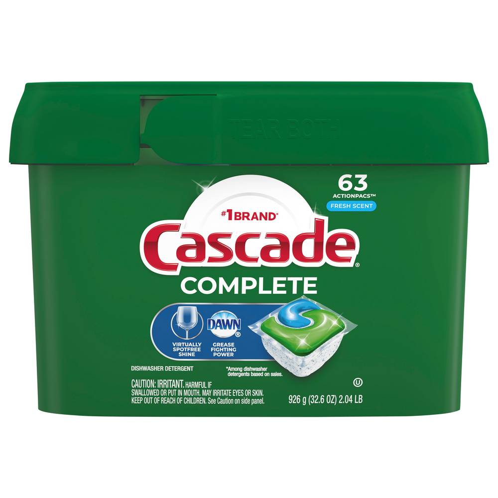 Cascade Complete Actionpacs Dishwasher (2.04 lbs)