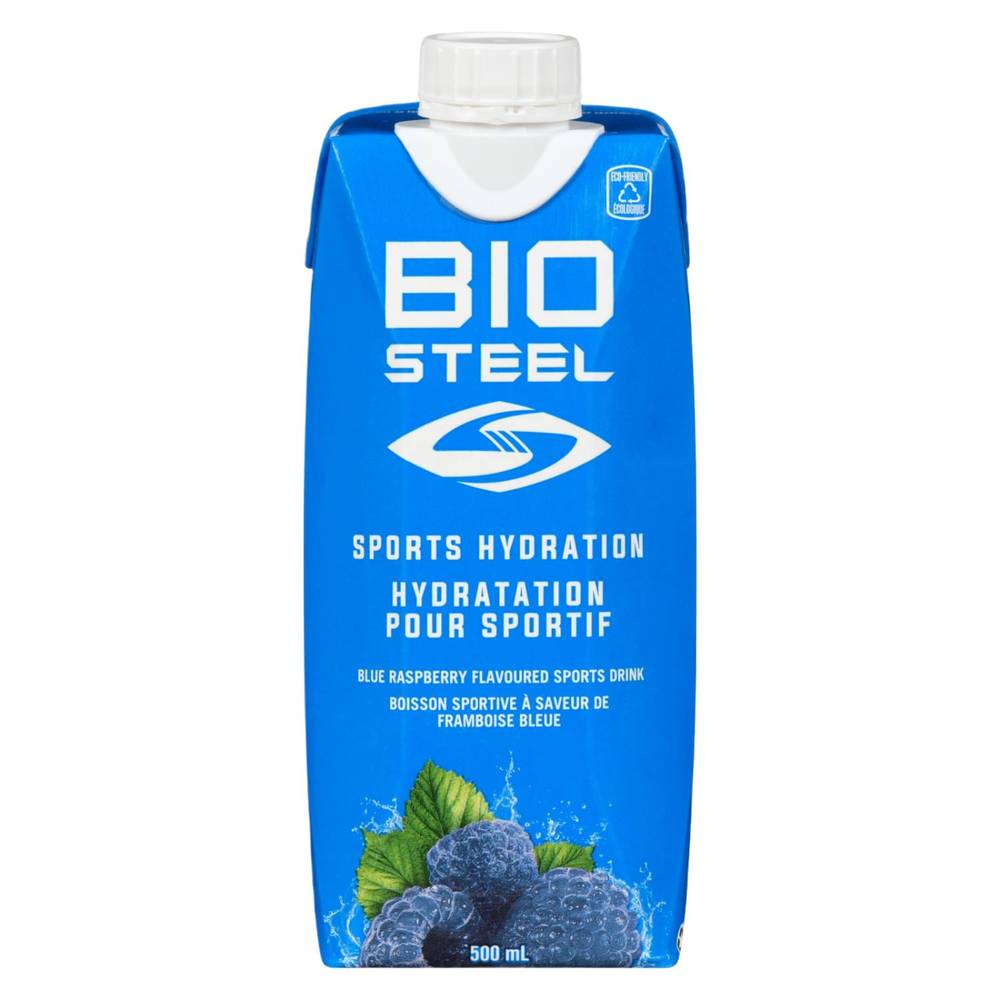 Bio Steel Blue Raspberry Electrolyte Beverage (500 ml)