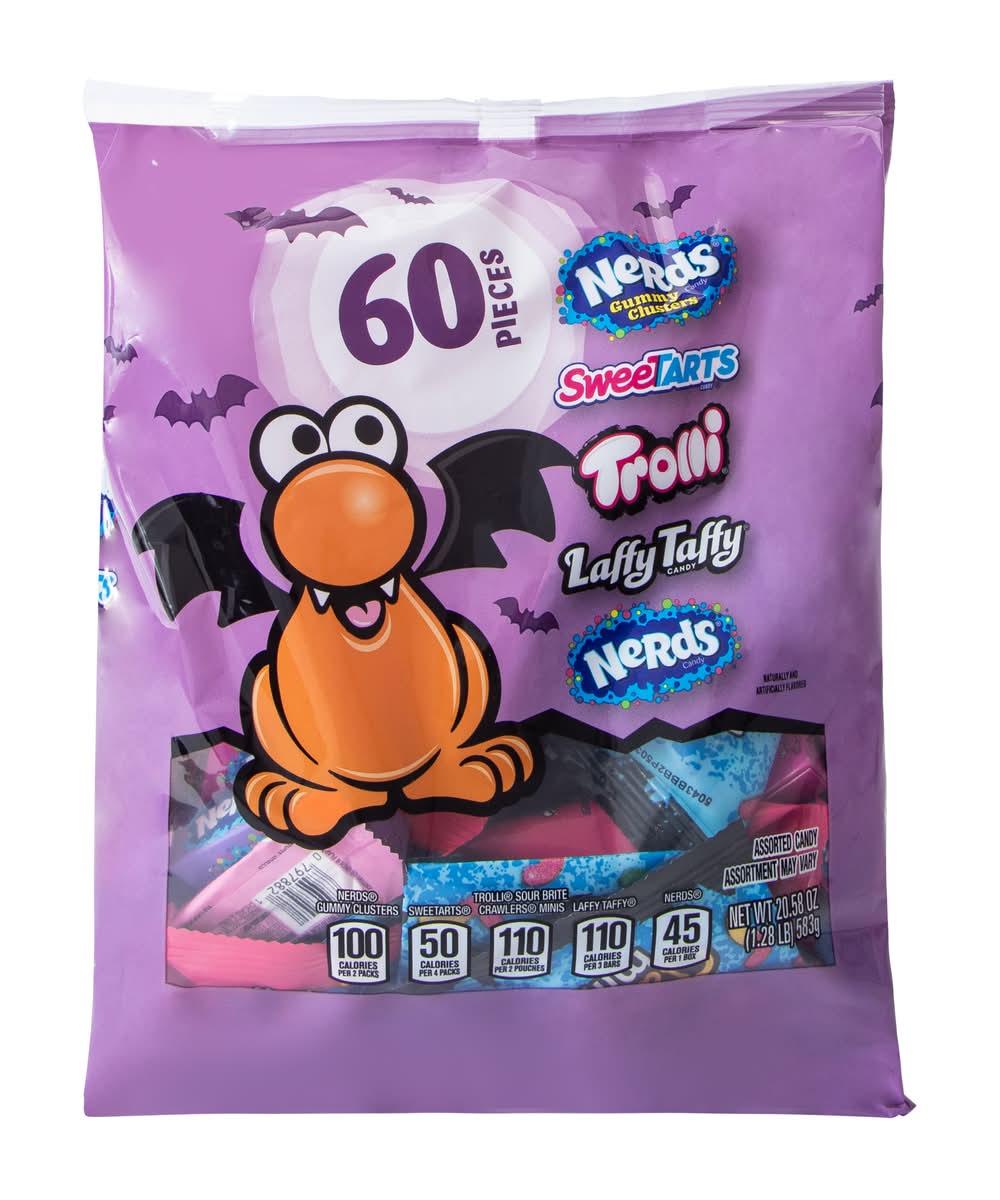 Halloween Assorted Candies 60-Pieces 20.58oz
