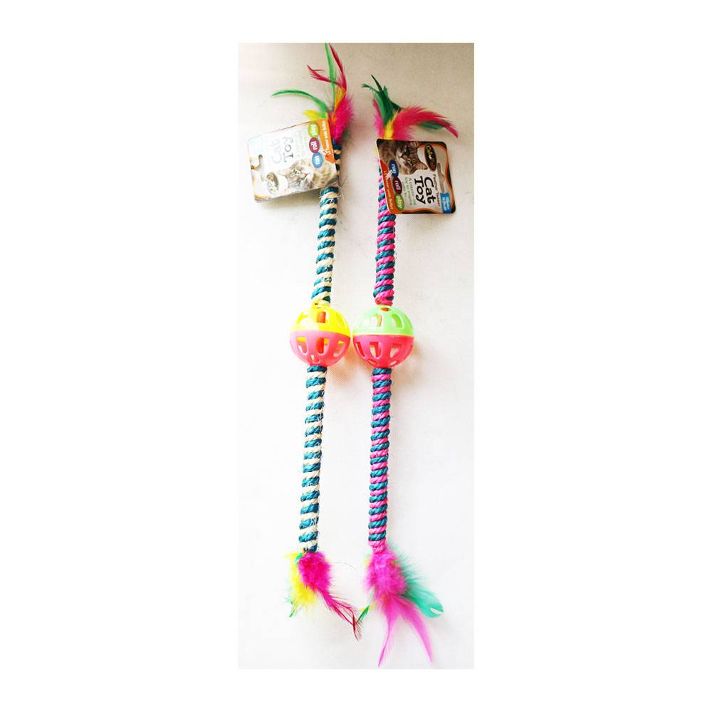 Cat Pals Toy Feather Teaser Assorted (1 ct)