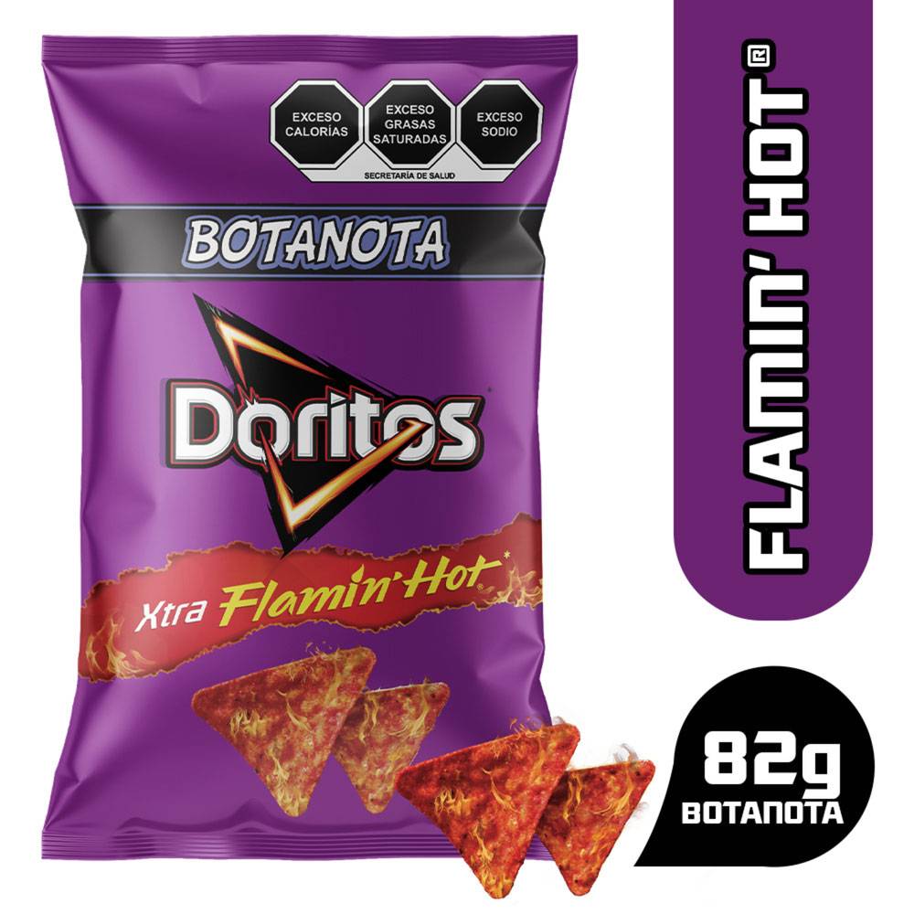 Doritos · Nachos xtra flaming hot (82 g)