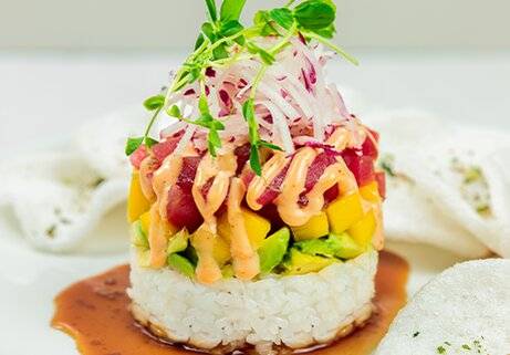 Tuna Sushi Stack