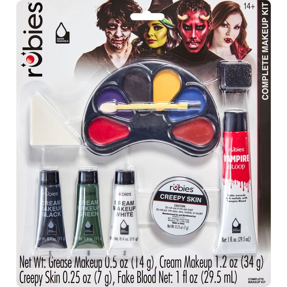 Rubie's Water Washable Complete Makeup Kit Age 14 + (3.39 oz)