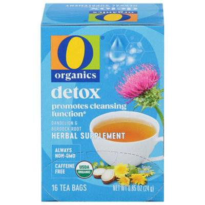 O Organics Detox Herbal Tea 16 Count