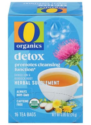 O Organics Detox Tea, Herbal (0.85 oz, 16 ct)
