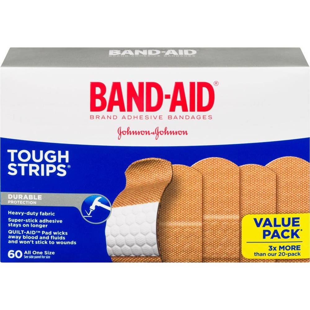 Band-Aid Tough-Strips Adhesive Bandages (15 g)