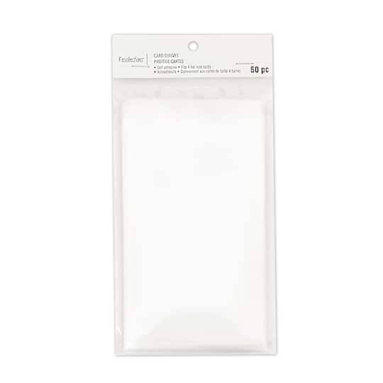 Clear Card Sleeves By Recollections, 3.5" X 4.875"