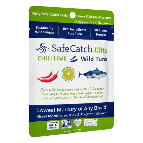 Safe Catch Paleo Chili Lime Wild Tuna (2.6 oz)