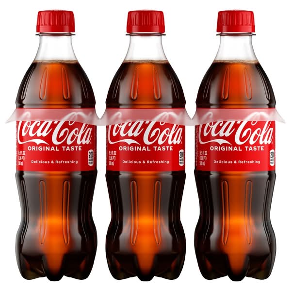 Coca-Cola Original Taste Soda, Original (6 x 16.9 fl oz)