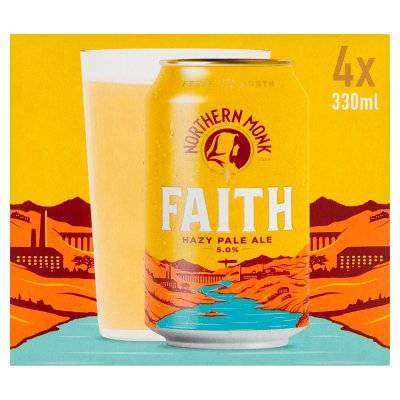 Northern Monk Faith Hazy Pale Ale (4x330ml)