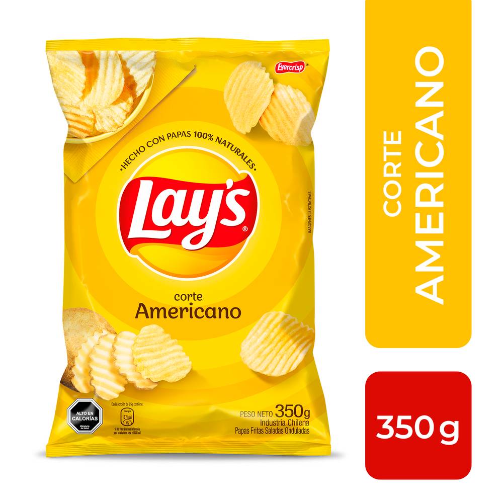 Lay's papas fritas corte americano