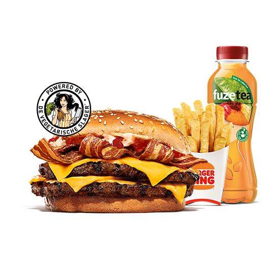 Veggie Double Bacon King menu