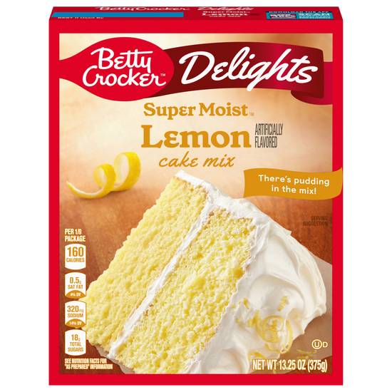 Betty Crocker Delights Supermoist Lemon Cake Mix