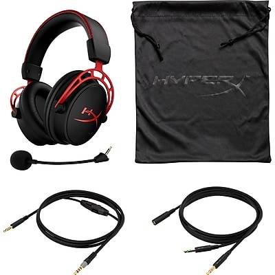 Hp Hyperx Cloud Alpha Noise Canceling Over-The-Ear Stereo Gaming Headset (black-red)