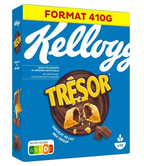 Kellogg's céréales trésor chocolat au lait