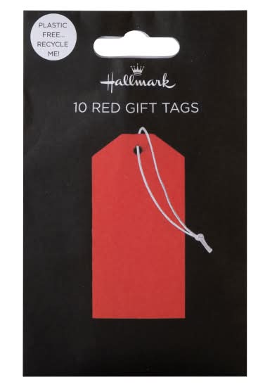 Hallmark Red, Christmas Gift Tags (10 pack)