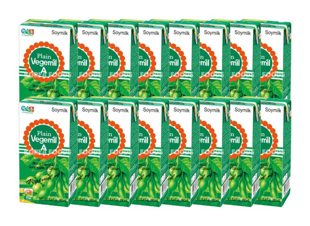 Dr.Chung’s Food Co Plain Vegemil a Soymilk (16 x 6.4 fl oz)