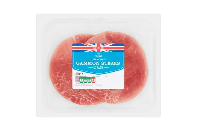 Morrisons Unsmoked Gammon Steak 250g