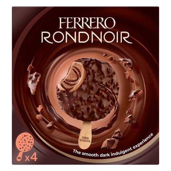 Ferrero Rondnoir Premium Frozen Dessert Sticks (dark chocolate
