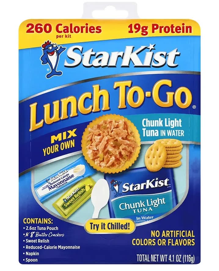 Starkist Lunch to Go Chunk Light Tuna Kit